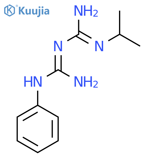 1-Isopropyl-5-phenyl-biguanide structure