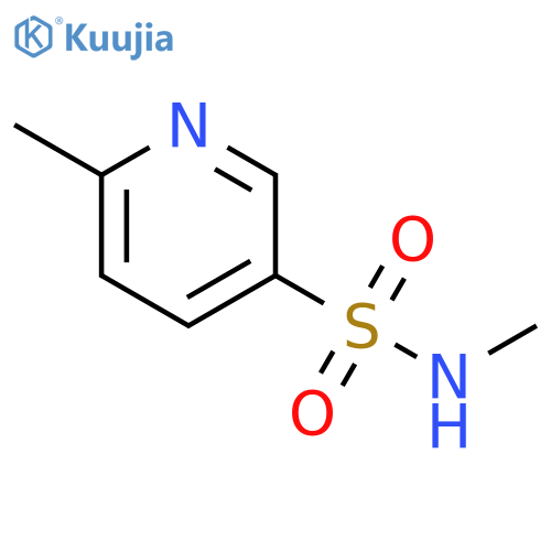 N,6-Dimethylpyridine-3-sulfonamide structure