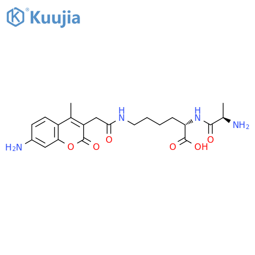 D-Ala-Lys-AMCA structure