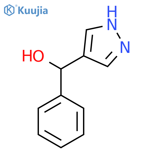 phenyl(1H-pyrazol-4-yl)methanol structure