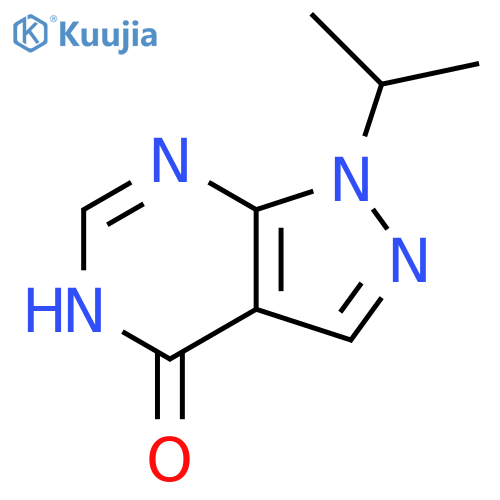 1-(propan-2-yl)-1H,4H,5H-pyrazolo[3,4-d]pyrimidin-4-one structure