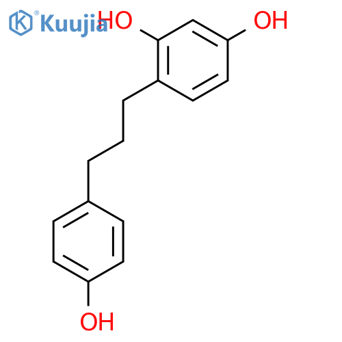 1,3-Benzenediol, 4-[3-(4-hydroxyphenyl)propyl]- structure