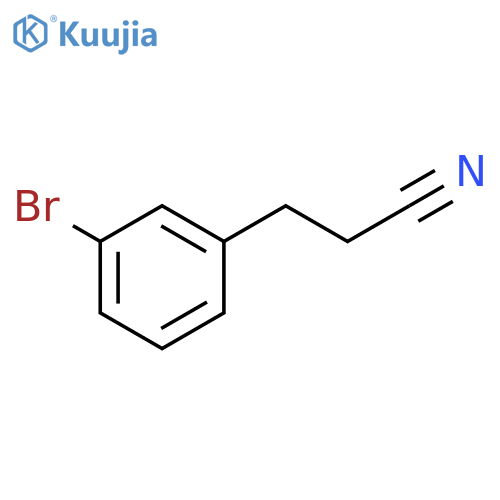 3-(3-Bromophenyl)propanenitrile structure