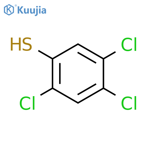 2,4,5-Trichlorothiophenol structure