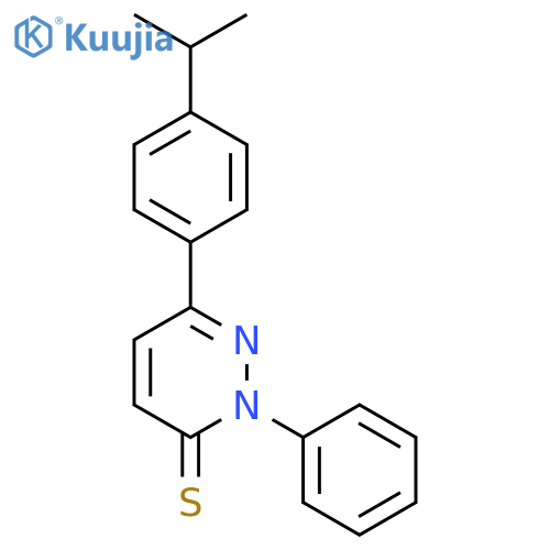 6-(4-Isopropylphenyl)-2-phenylpyridazine-3(2H)-thione structure