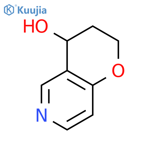 3,4-dihydro-2H-Pyrano[3,2-c]pyridin-4-ol structure