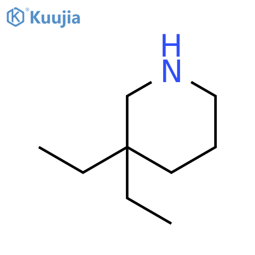 Piperidine, 3,3-diethyl- structure