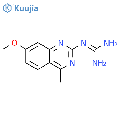 (7-Methoxy-4-methyl-quinazolin-2-yl)-guanidine structure