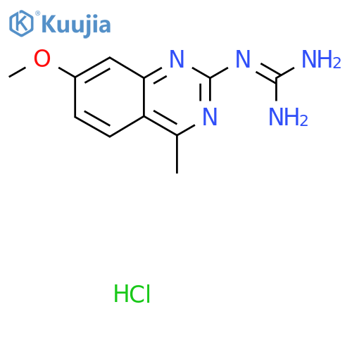 1-(7-Methoxy-4-methylquinazolin-2-yl)guanidine hydrochloride structure