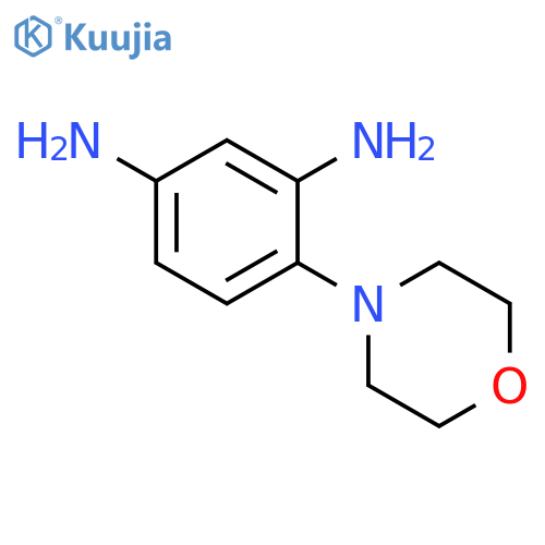 4-(morpholin-4-yl)benzene-1,3-diamine structure