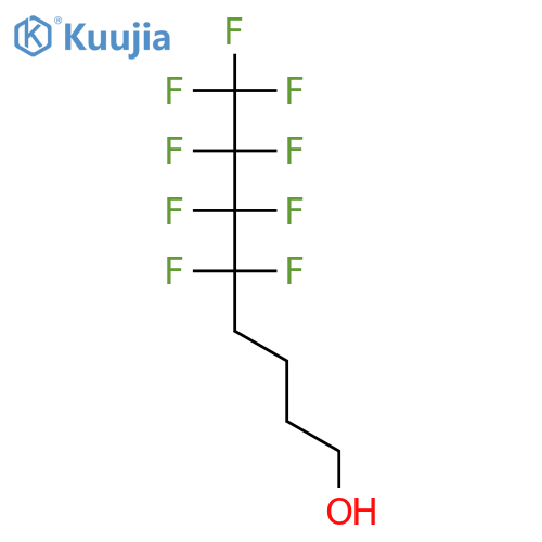 5,5,6,6,7,7,8,8,8-nonofluorooctan-1-ol structure