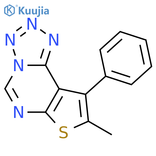 11-methyl-12-phenyl-10-thia-3,4,5,6,8-pentaazatricyclo7.3.0.0^{2,6}dodeca-1(9),2,4,7,11-pentaene structure