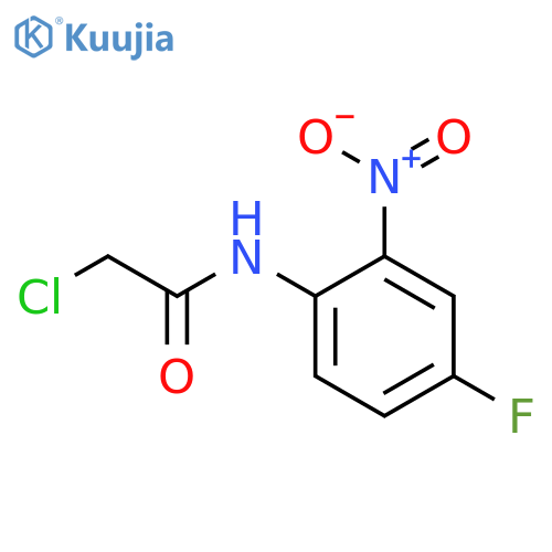 2-Chloro-N-(4-fluoro-2-nitrophenyl)acetamide structure