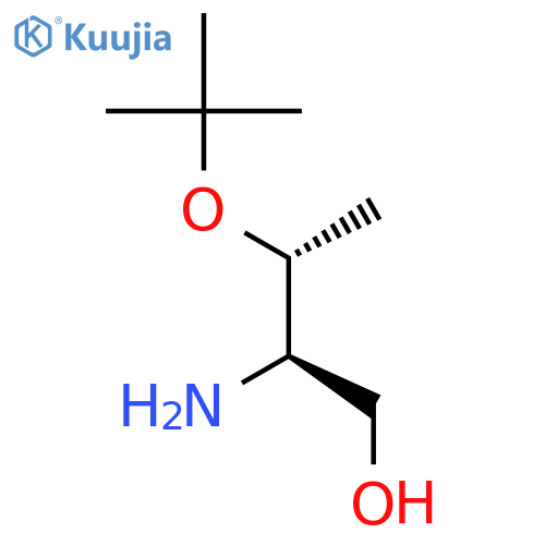 1-Butanol, 2-amino-3-(1,1-dimethylethoxy)-, (2R,3R)- structure