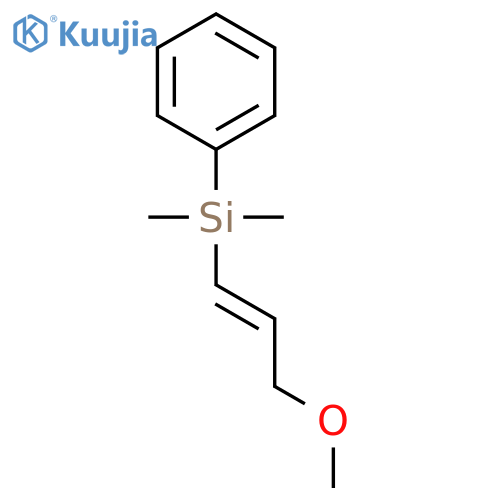 Silane, (3-methoxy-1-propenyl)dimethylphenyl- structure