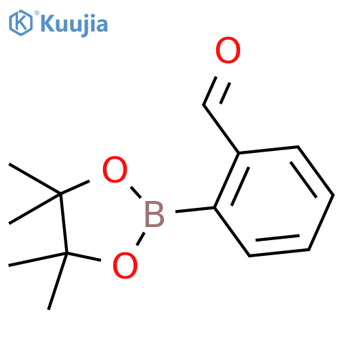 2-(4,4,5,5-Tetramethyl-1,3,2-dioxaborolan-2-yl)benzaldehyde structure