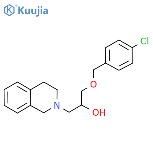 2(1H)-Isoquinolineethanol, α-[[(4-chlorophenyl)methoxy]methyl]-3,4-dihydro- structure