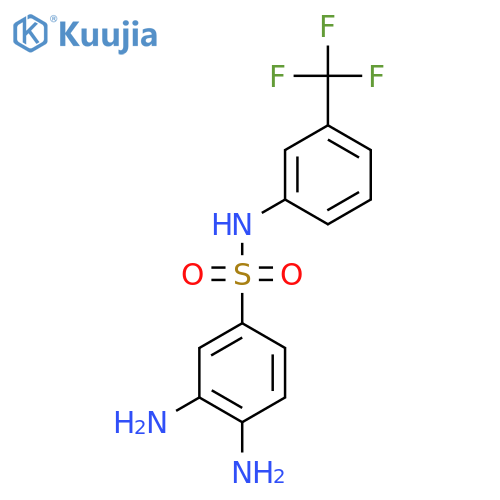 3,4-Diamino-n-(3-trifluoromethyl-phenyl)-benzenesulfonamide structure