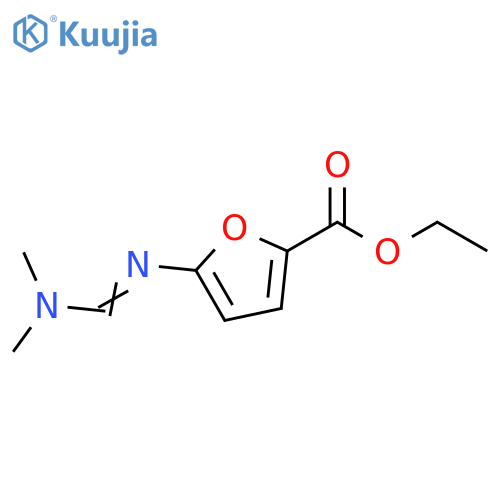 2-Furancarboxylicacid,5-[[(dimethylamino)methylene]amino]-,ethylester structure