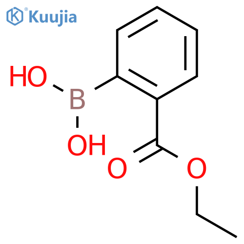 (2-(ethoxycarbonyl)phenyl)boronic acid structure
