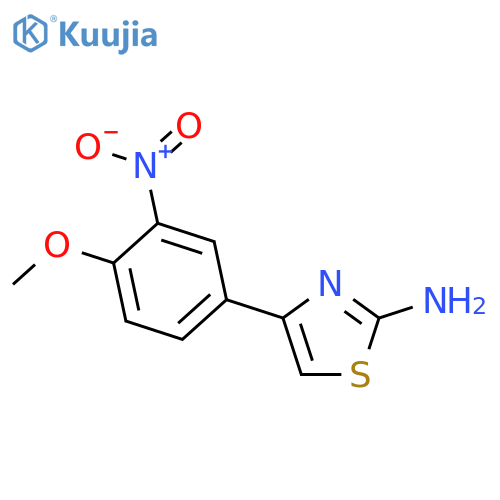4-(4-methoxy-3-nitrophenyl)-1,3-thiazol-2-amine structure