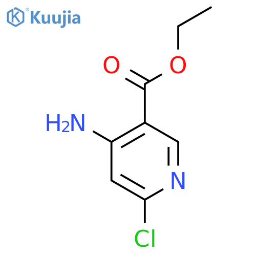 ethyl 4-amino-6-chloropyridine-3-carboxylate structure