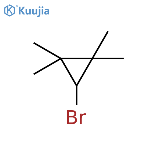 3-bromo-1,1,2,2-tetramethylcyclopropane structure