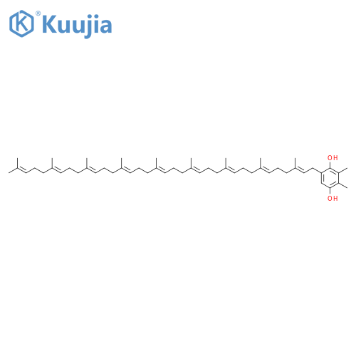 1,4-Benzenediol,2,3-dimethyl-5-[(2E,6E,10E,14E,18E,22E,26E,30E)-3,7,11,15,19,23,27,31,35-nonamethyl-2,6,10,14,18,22,26,30,34-hexatriacontanonaen-1-yl]- structure