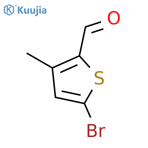 5-Bromo-3-methylthiophene-2-carbaldehyde structure