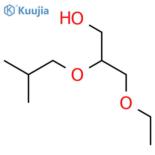 1-Propanol, 3-ethoxy-2-(2-methylpropoxy)- structure
