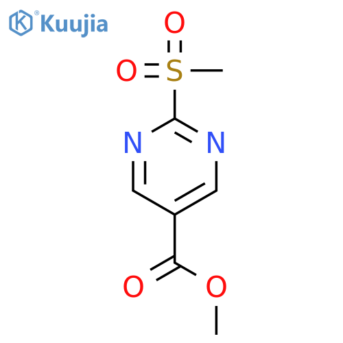 Methyl 2-methanesulfonylpyrimidine-5-carboxylate structure