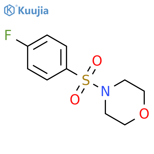 4-(4-fluorobenzenesulfonyl)morpholine structure