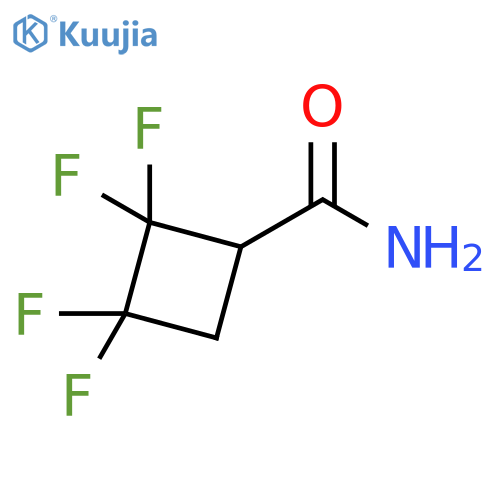 2,2,3,3-Tetrafluorocyclobutanecarboxamide structure