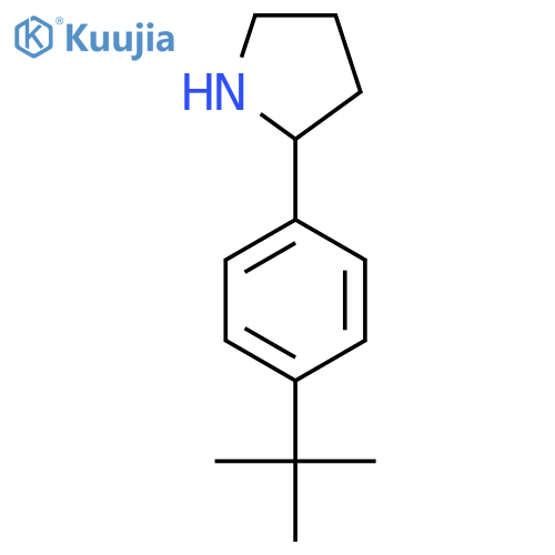 2-(4-tert-Butylphenyl)pyrrolidine structure