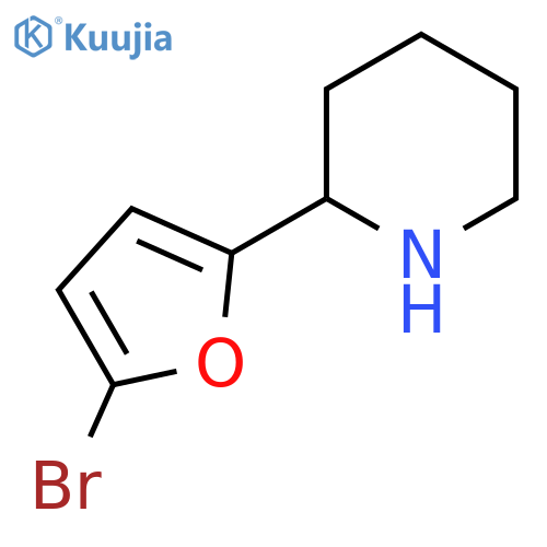 2-(5-bromofuran-2-yl)piperidine structure
