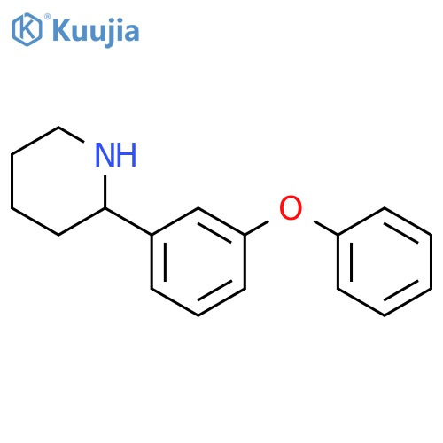 2-(3-phenoxyphenyl)piperidine structure