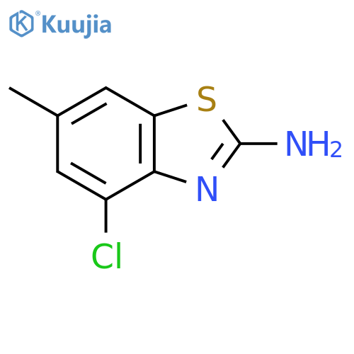 4-chloro-6-methyl-1,3-benzothiazol-2-amine structure