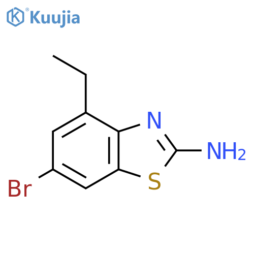 6-Bromo-4-ethyl-1,3-benzothiazol-2-amine structure