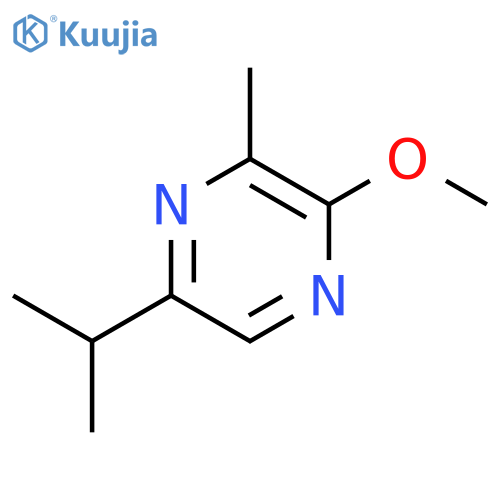 Pyrazine, 2-methoxy-3-methyl-5-(1-methylethyl)- structure