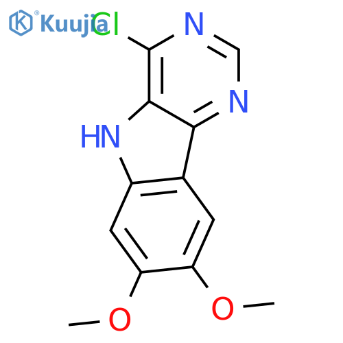 4-Chloro-7,8-dimethoxy-5H-pyrimido5,4-bindole structure
