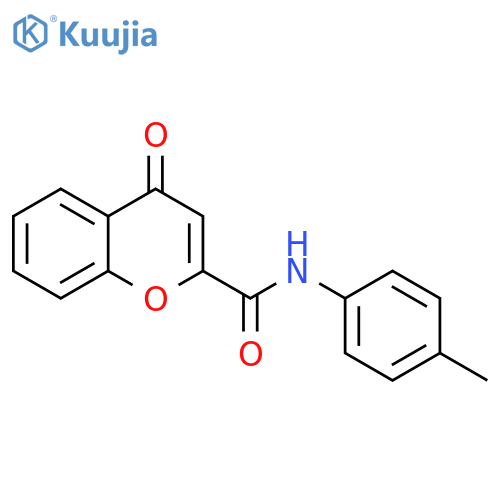 N-(4-methylphenyl)-4-oxo-4H-chromene-2-carboxamide structure