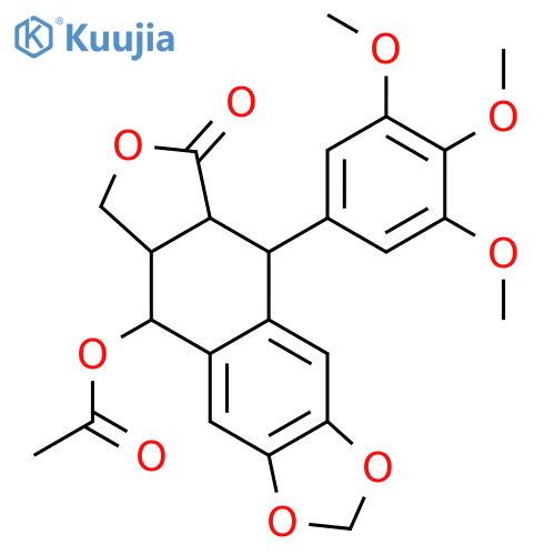 Picropodophyllin, acetate structure