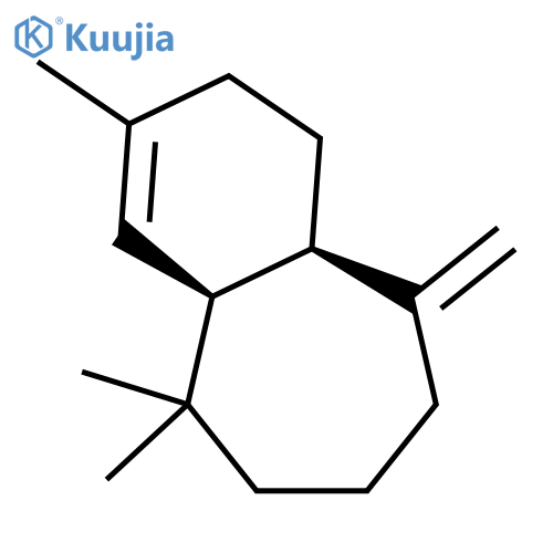 1H-Benzocycloheptene,2,4a,5,6,7,8,9,9a-octahydro-3,5,5-trimethyl-9-methylene-, (4aS,9aR)- structure