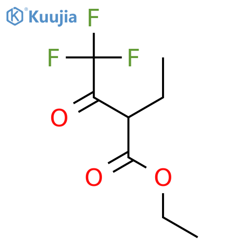 Ethyl 2-ethyl-4,4,4-trifluoro-3-oxobutyrate structure