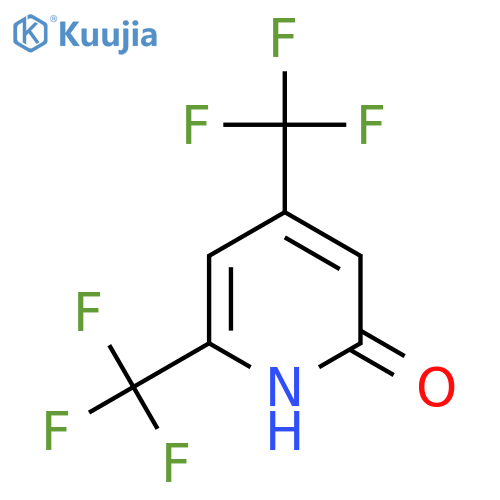 2(1H)-Pyridinone, 4,6-bis(trifluoromethyl)- structure