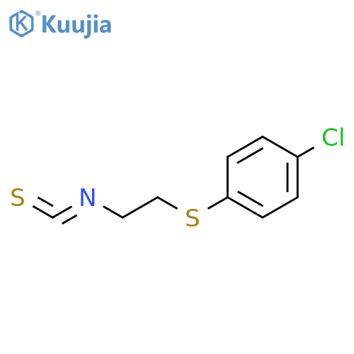1-chloro-4-(2-isothiocyanatoethyl)sulfanylbenzene structure