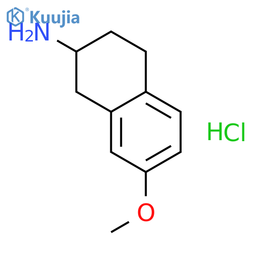 7-Methoxy-1,2,3,4-tetrahydronaphthalen-2-amine hydrochloride structure
