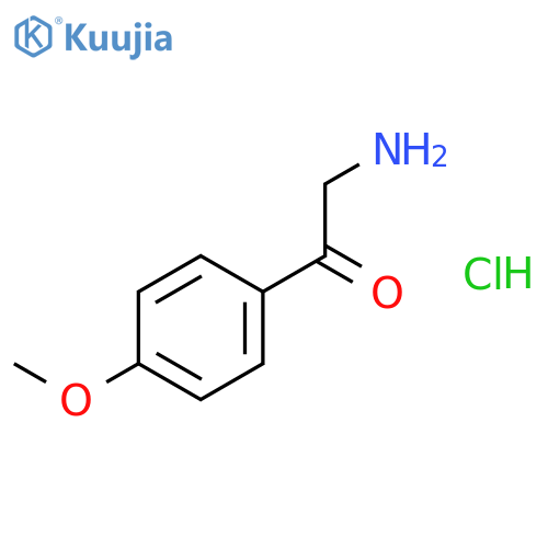 2-amino-1-(4-methoxyphenyl)ethan-1-one hydrochloride structure