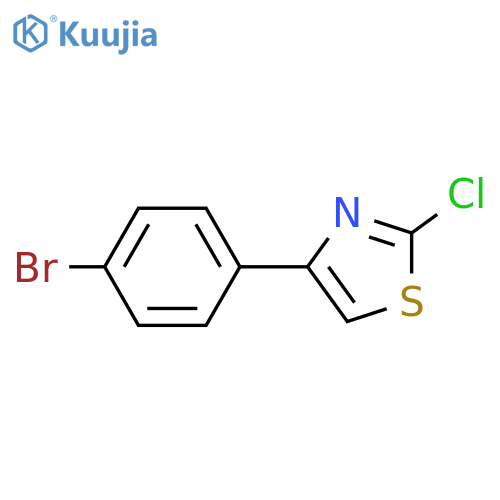 4-(4-Bromophenyl)-2-chlorothiazole structure