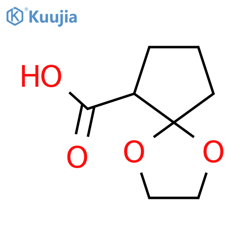 1,4-dioxaspiro4.4nonane-6-carboxylic acid structure